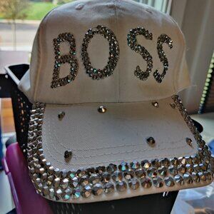 🍂 New Adjustable BOSS Jeweled Cap | Cruise Club